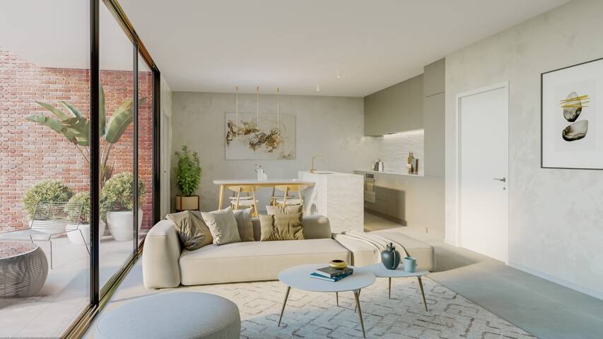 Appartement te  koop in Eeklo 9900 0.00€ 2 slaapkamers m² - Zoekertje 14973