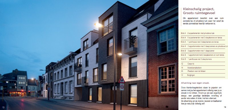 Appartement te  koop in Sint-Gillis-Waas 9170 345000.00€ 2 slaapkamers 101.00m² - Zoekertje 1100167