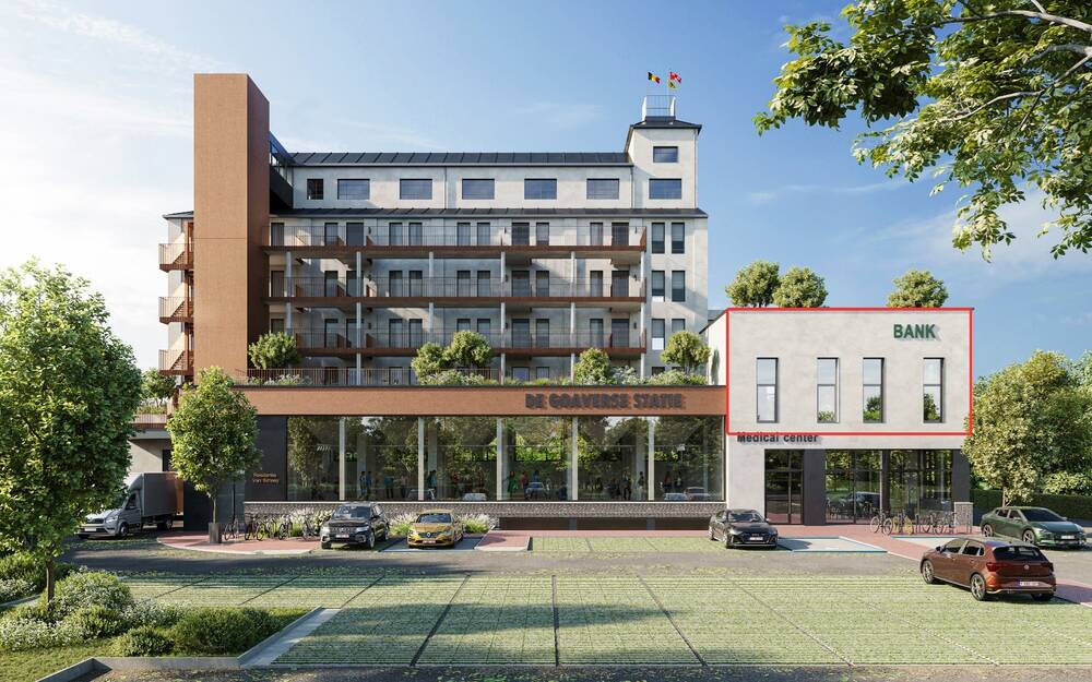 Kantoor te koop in Gavere 9890 0.00€ slaapkamers 270.00m² - Zoekertje 84374