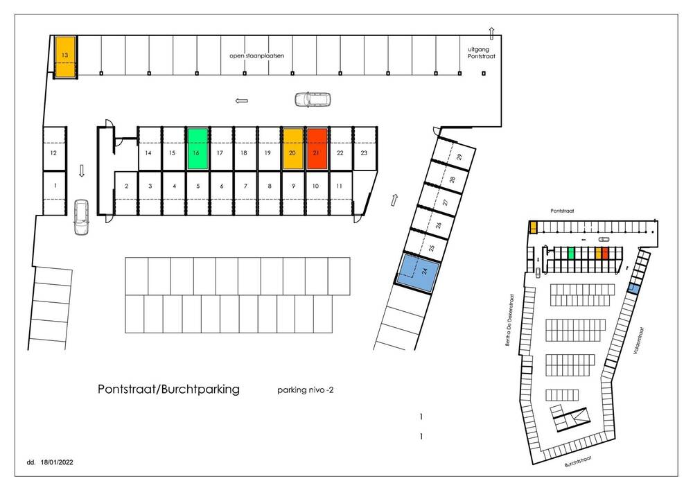 Parking & garage te koop in Aalst 9300 27000.00€ slaapkamers m² - Zoekertje 21292