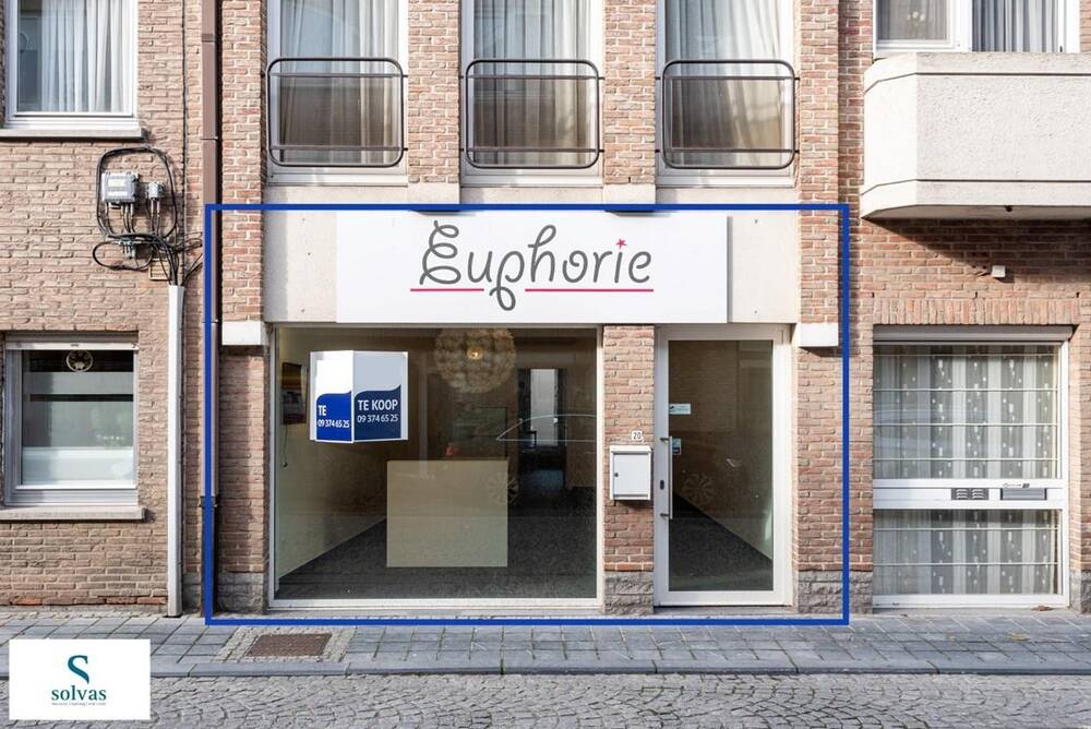 Handelszaak te koop in Aalter 9880 189000.00€ slaapkamers 55.00m² - Zoekertje 20456