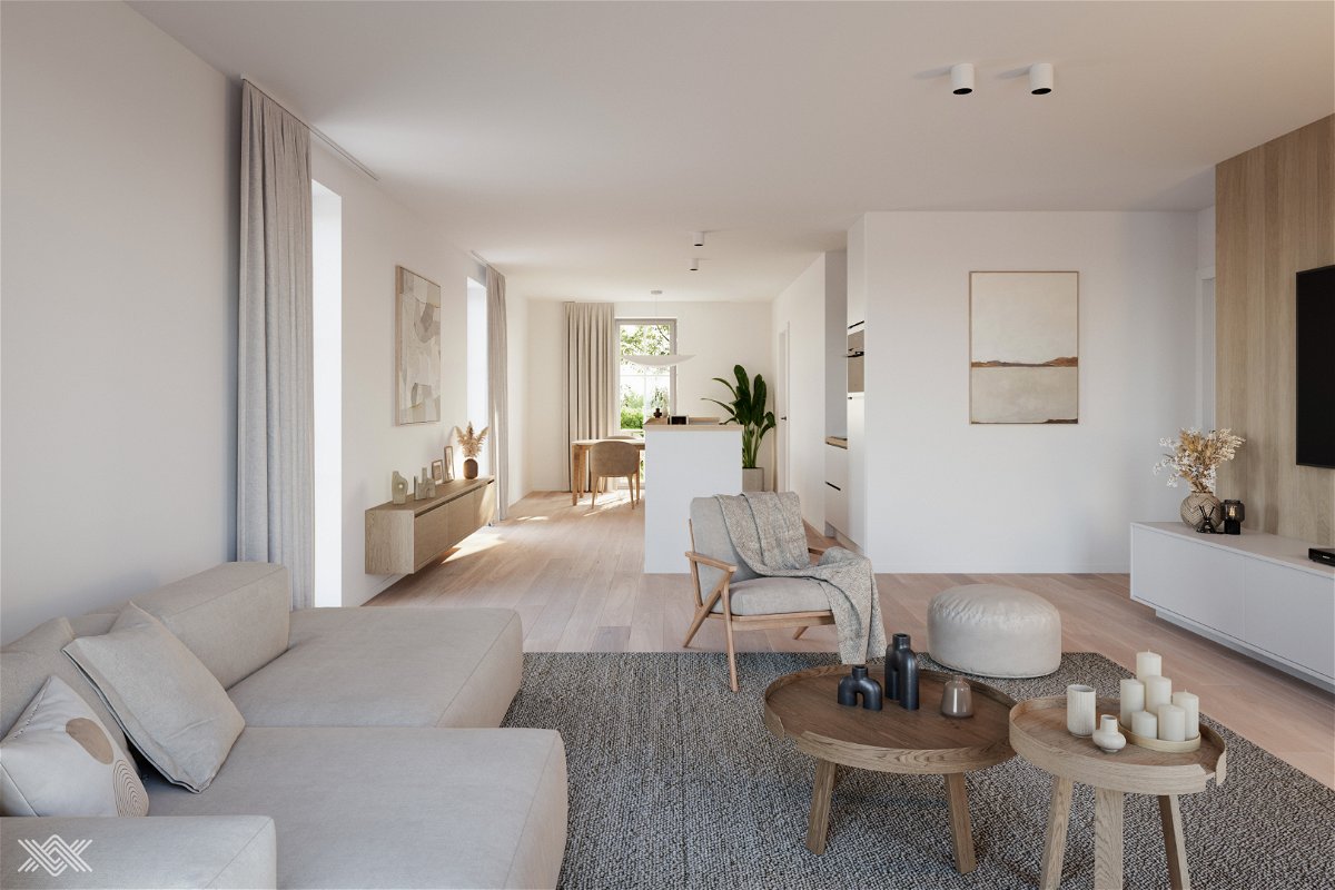 Appartement te  koop in Bachte-Maria-Leerne 9800 379000.00€ 2 slaapkamers 104.00m² - Zoekertje 1206643