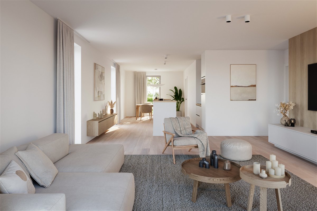 Appartement te  koop in Bachte-Maria-Leerne 9800 379000.00€ 2 slaapkamers 104.00m² - Zoekertje 1207376