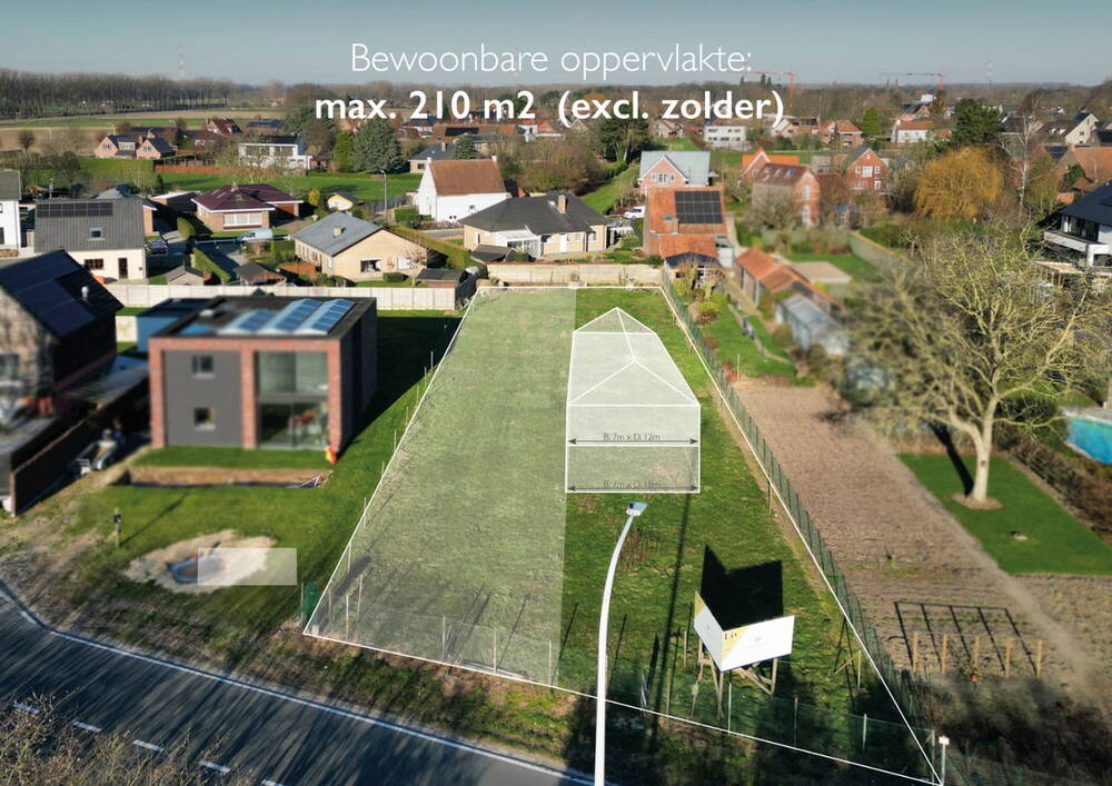 Bouwgrond te koop in Deinze 9800 230000.00€ slaapkamers m² - Zoekertje 277356