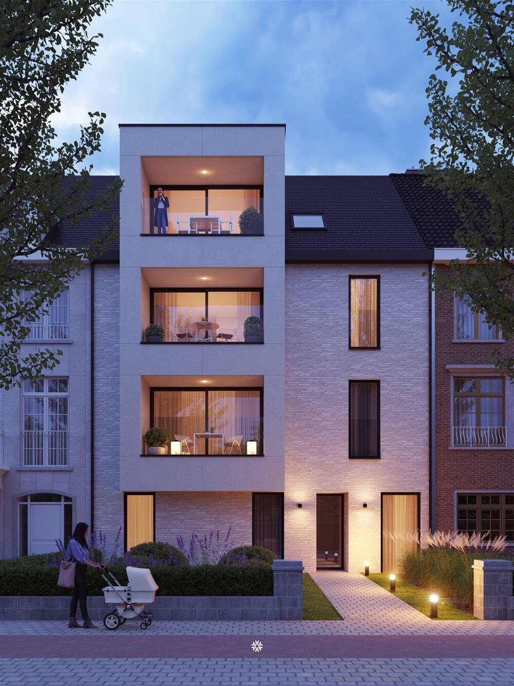Appartement te  koop in Sint-Niklaas 9100 595000.00€ 3 slaapkamers 121.00m² - Zoekertje 1321493