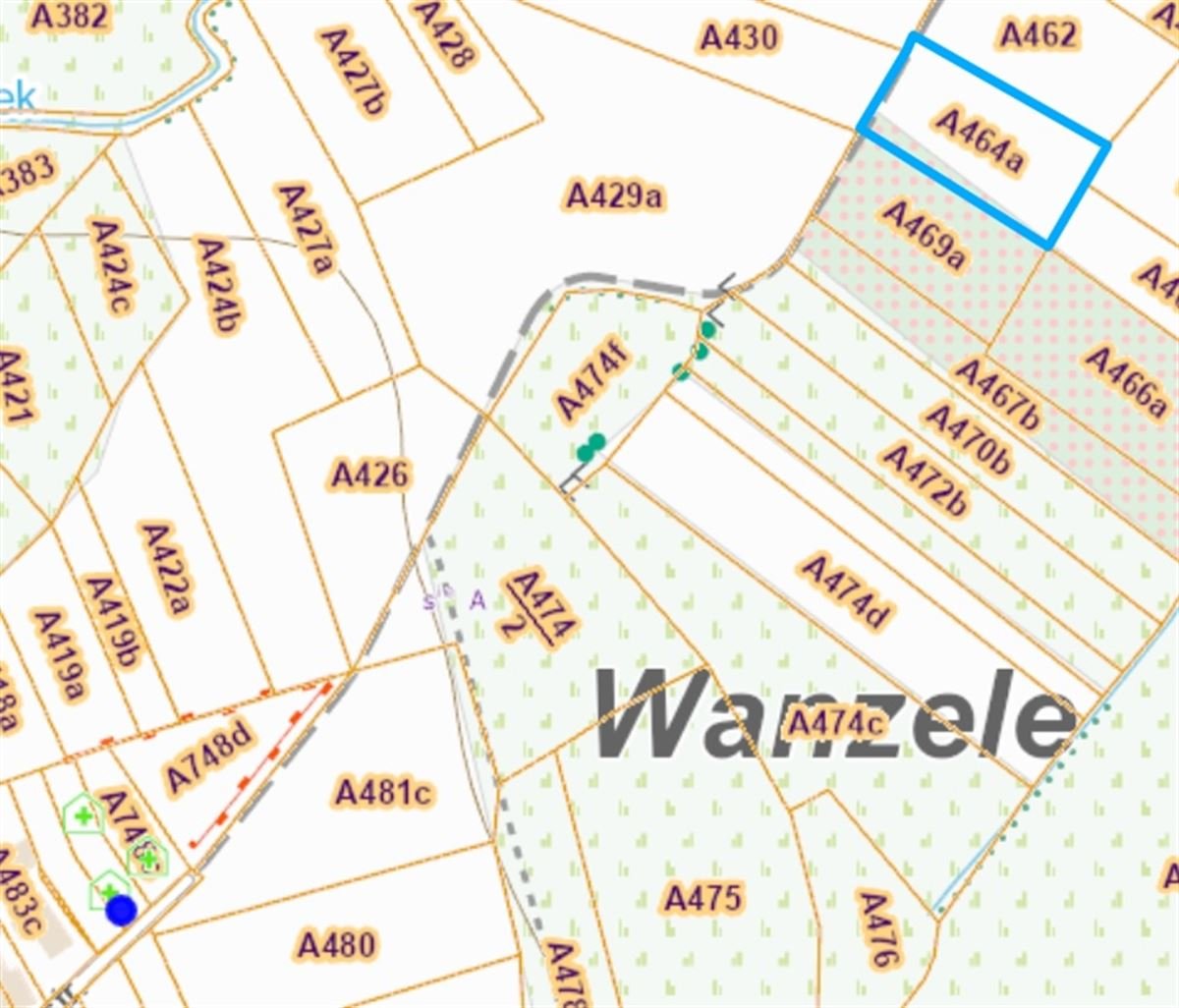 Niet bebouwbare grond te  koop in Wanzele 9340 15000.00€  slaapkamers m² - Zoekertje 1381003