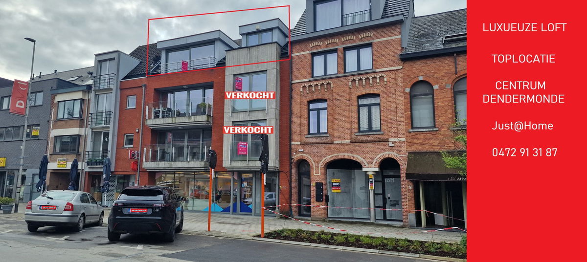 Appartement te koop in Dendermonde 9200 289000.00€ 1 slaapkamers m² - Zoekertje 278236