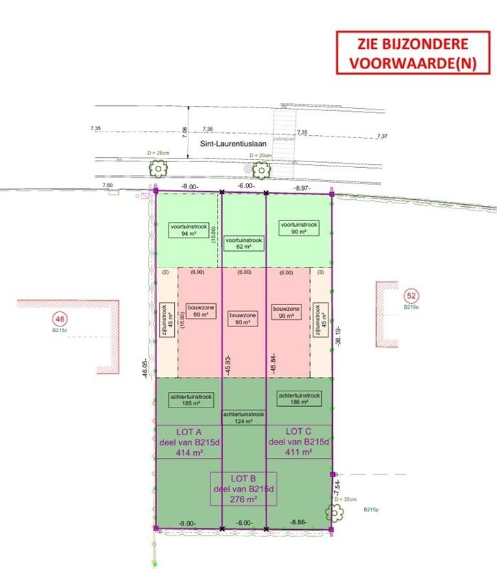 Bouwgrond te koop in Oostakker 9041 171000.00€ slaapkamers m² - Zoekertje 278373
