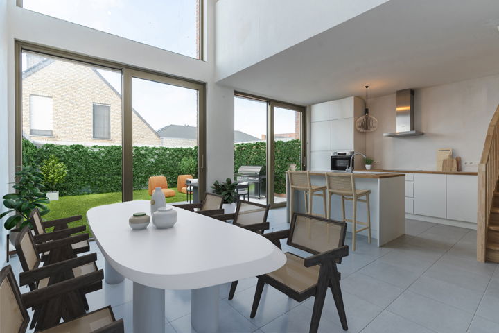 Villa te  koop in Machelen 9870 405000.00€ 3 slaapkamers 193.00m² - Zoekertje 280453