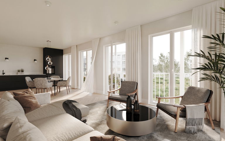 Appartement te koop in Afsnee 9051 450000.00€ 3 slaapkamers 113.00m² - Zoekertje 280773