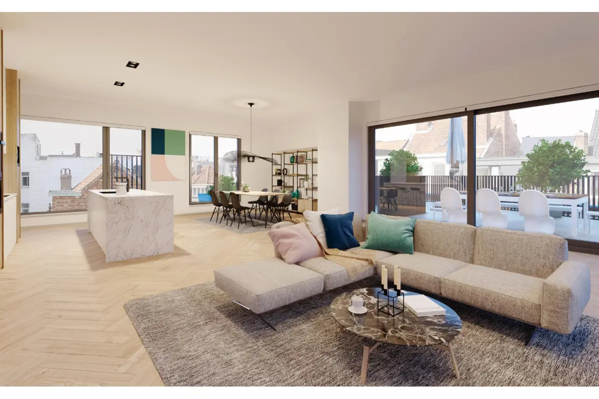 Duplex te  koop in Gent 9000 549150.00€ 3 slaapkamers 133.00m² - Zoekertje 288464