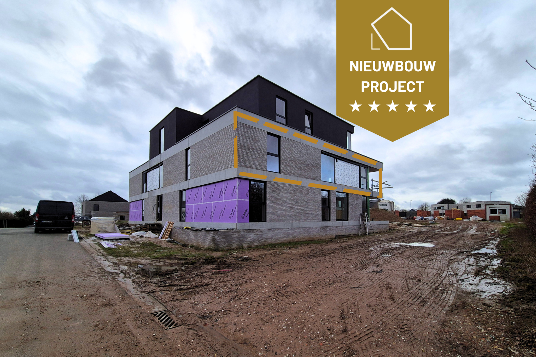 Appartement te koop in Denderleeuw 9470 373000.00€ 2 slaapkamers 101.10m² - Zoekertje 383857