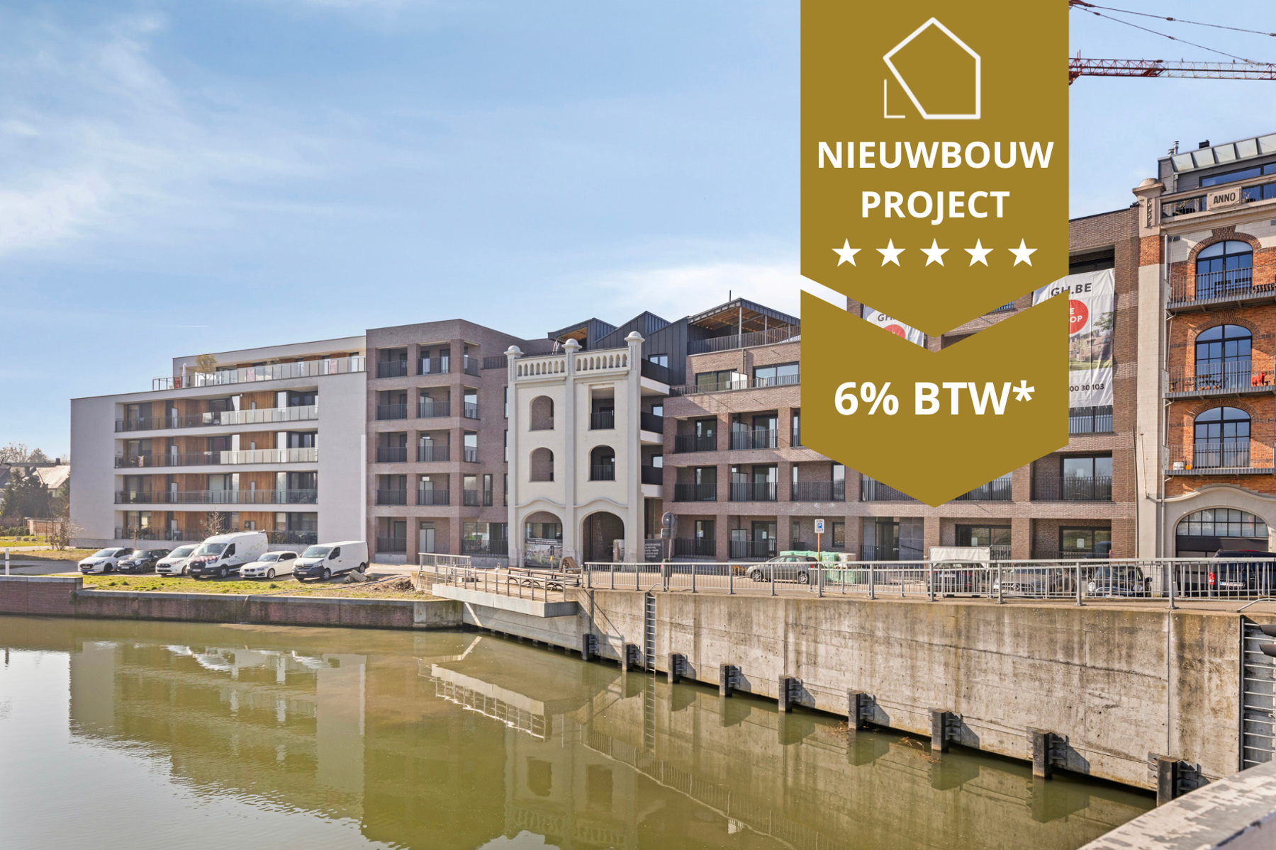Studio te  koop in Aalst 9300 212000.00€ 0 slaapkamers 53.00m² - Zoekertje 412387