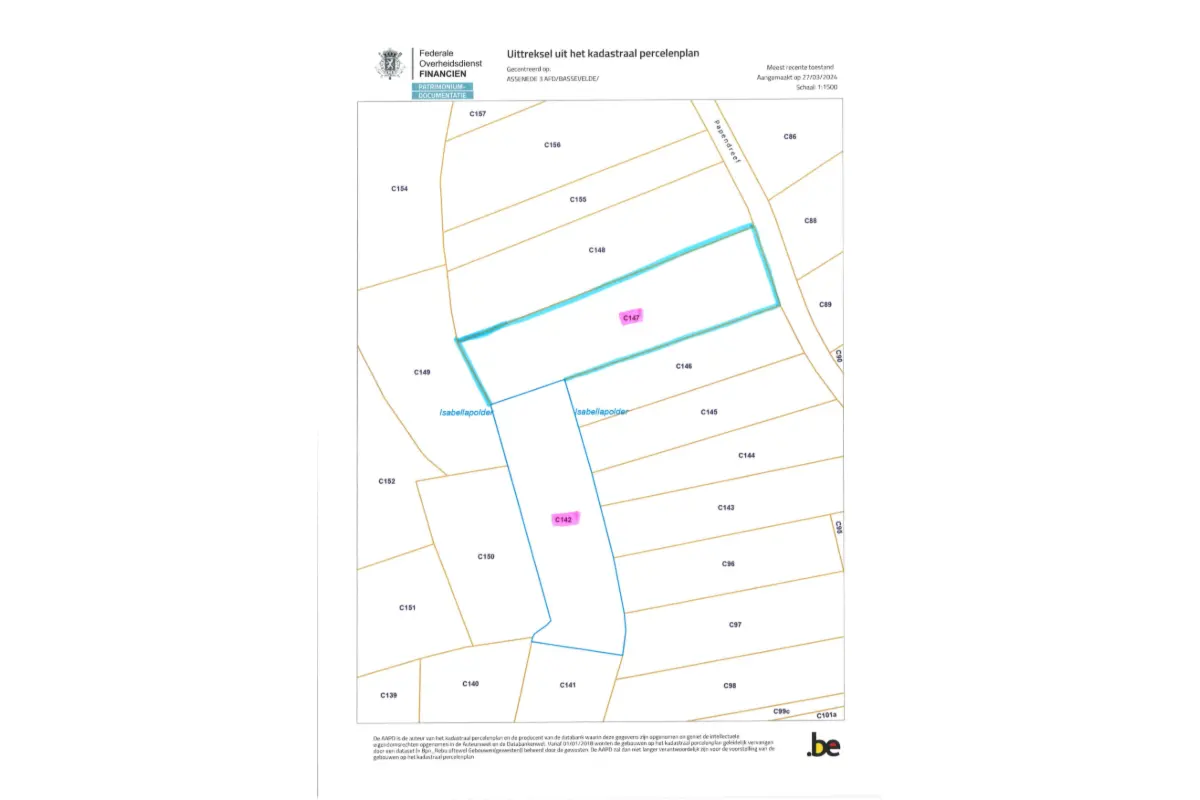 Niet bebouwbare grond te  koop in Bassevelde 9968 85000.00€  slaapkamers m² - Zoekertje 620301