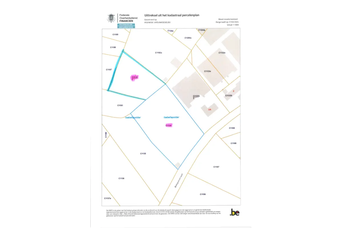 Niet bebouwbare grond te  koop in Bassevelde 9968 50000.00€  slaapkamers m² - Zoekertje 620300