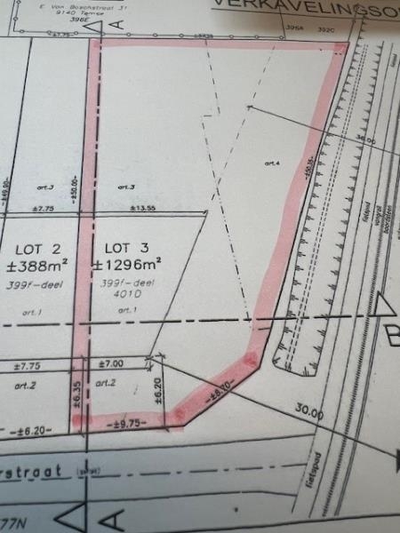 Grond te koop in Temse 9140 179000.00€ slaapkamers m² - Zoekertje 457514