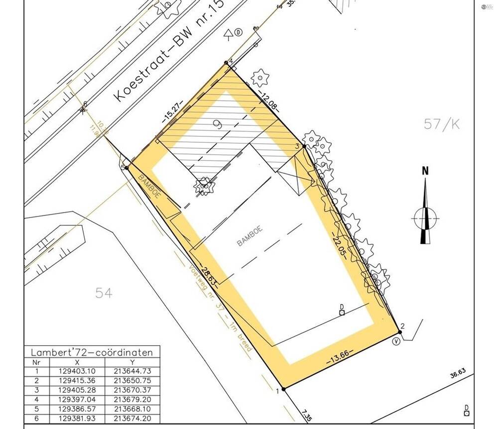 Bouwgrond te  koop in Stekene 9190 174000.00€  slaapkamers m² - Zoekertje 595291