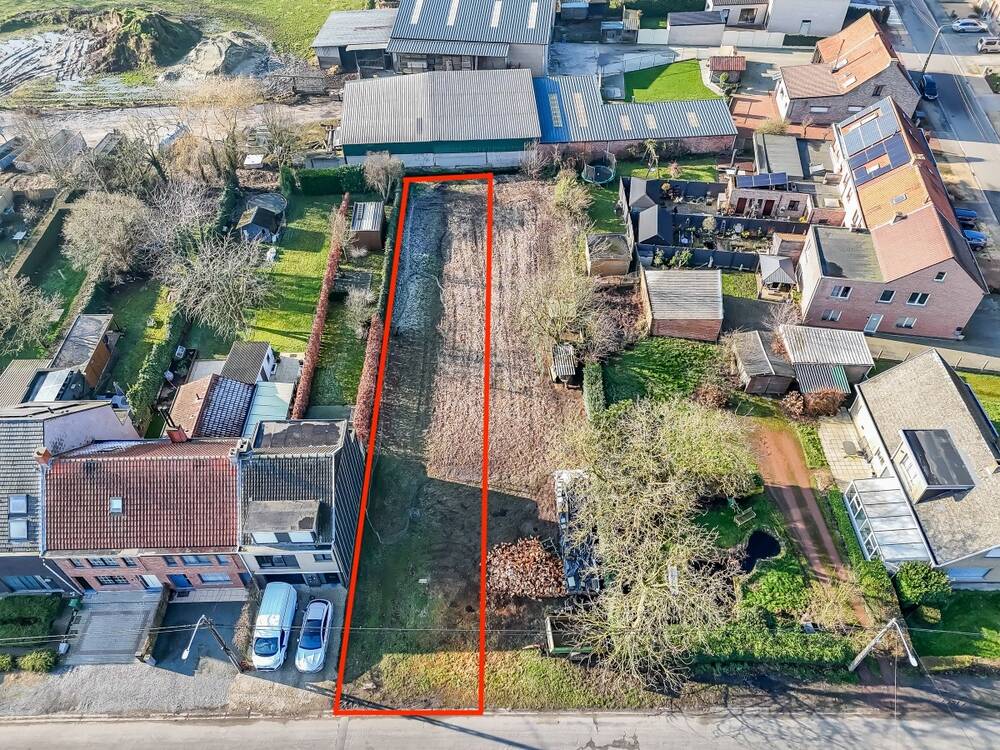 Grond te koop in Hamme 9220 175000.00€ slaapkamers m² - Zoekertje 501734
