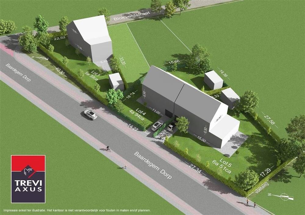 Grond te koop in Baardegem 9310 160000.00€ slaapkamers m² - Zoekertje 499500