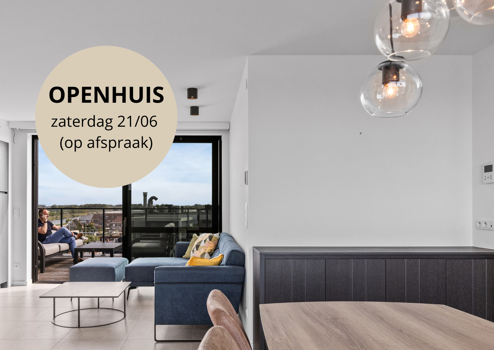 Appartement te koop in Deinze 9800 765000.00€ 2 slaapkamers 96.00m² - Zoekertje 498925