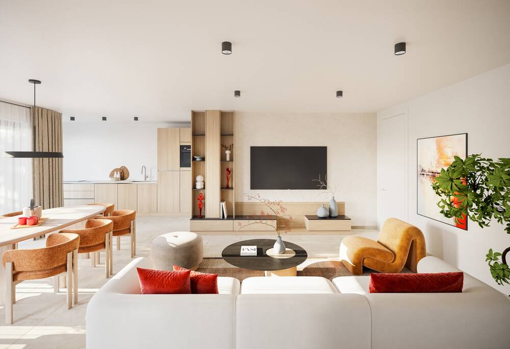 Appartement te koop in Oostakker 9041 269000.00€ 1 slaapkamers 60.25m² - Zoekertje 498400