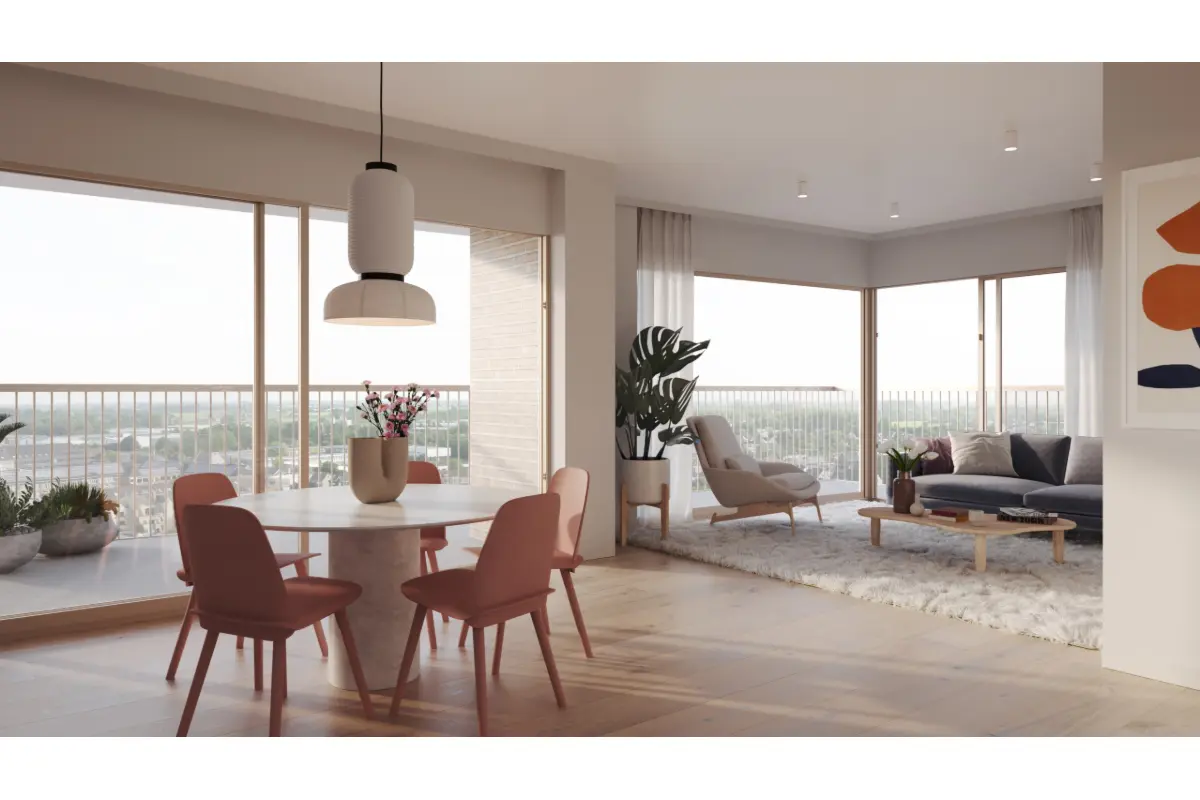 Appartement te  koop in Deinze 9800 325000.00€ 2 slaapkamers 84.00m² - Zoekertje 494534