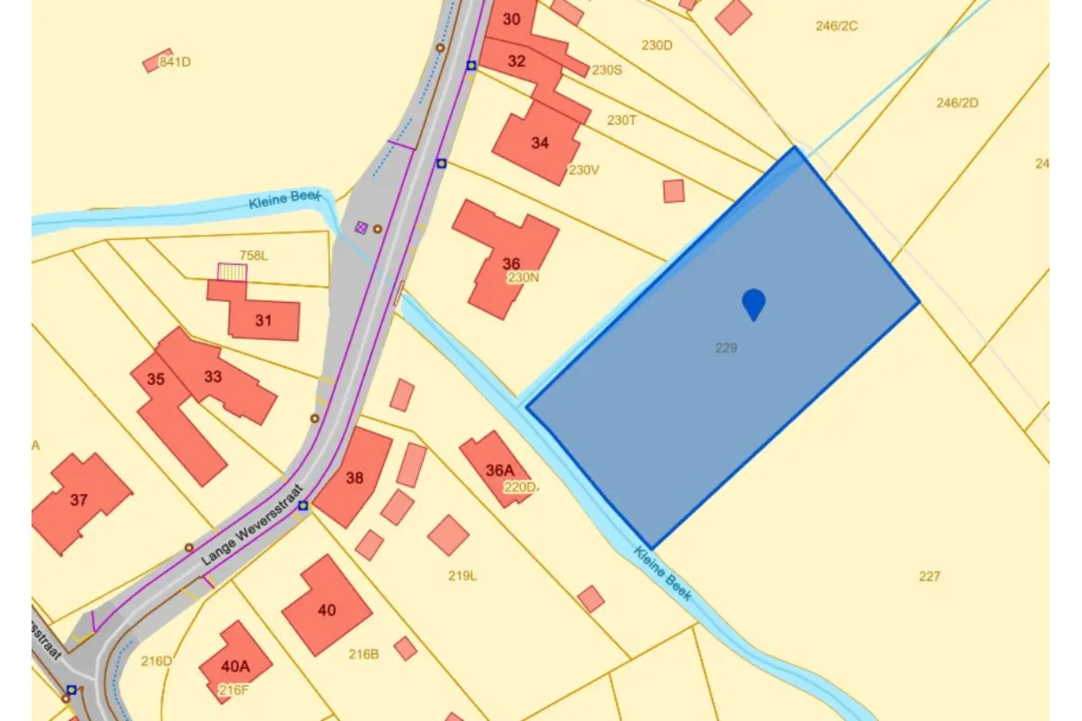 Grond te  koop in Lebbeke 9280 48600.00€  slaapkamers m² - Zoekertje 511965