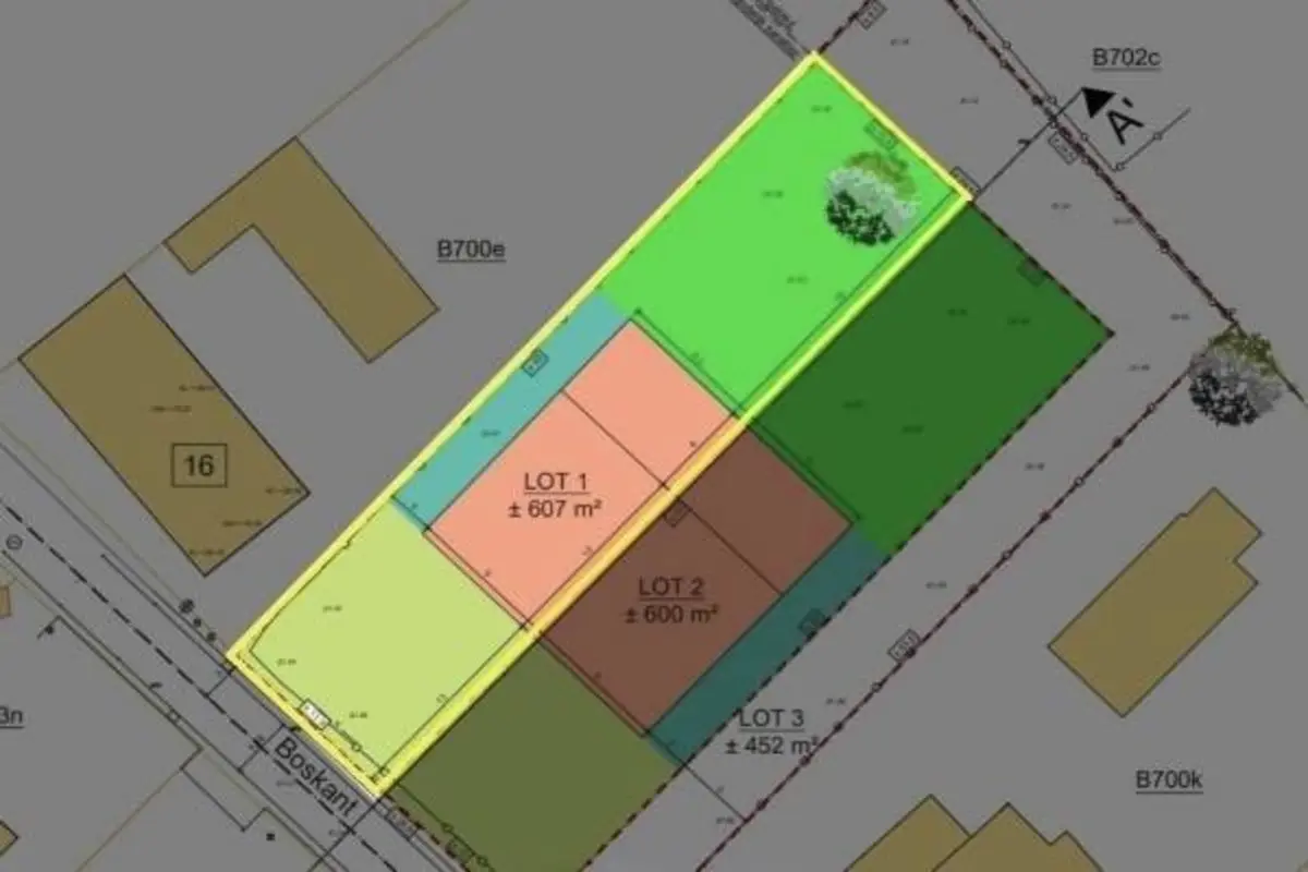 Bouwgrond te  koop in Oudenaarde 9700 125000.00€  slaapkamers m² - Zoekertje 528772