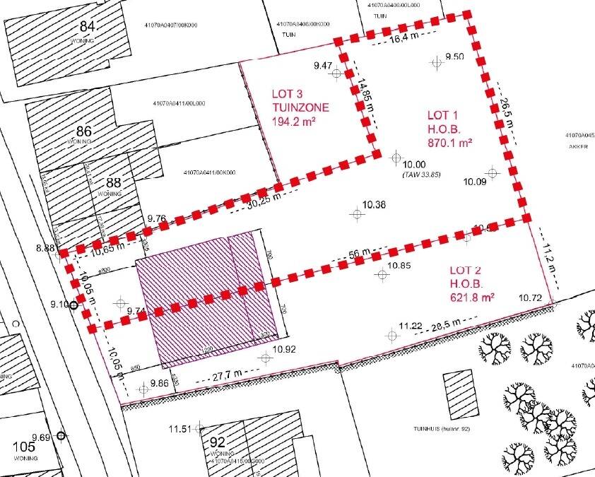 Grond te  koop in Viane 9500 145000.00€  slaapkamers m² - Zoekertje 568269
