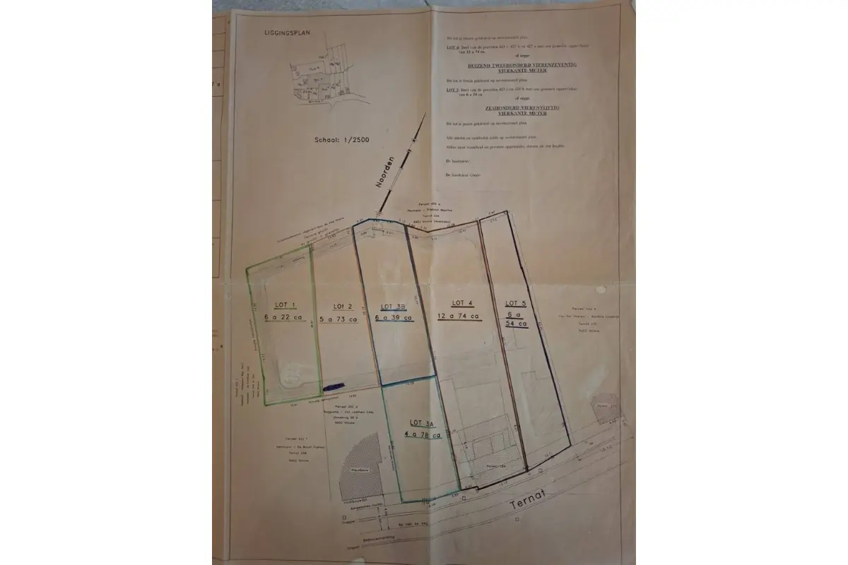 Grond te  koop in Meerbeke 9402 175000.00€  slaapkamers m² - Zoekertje 583496