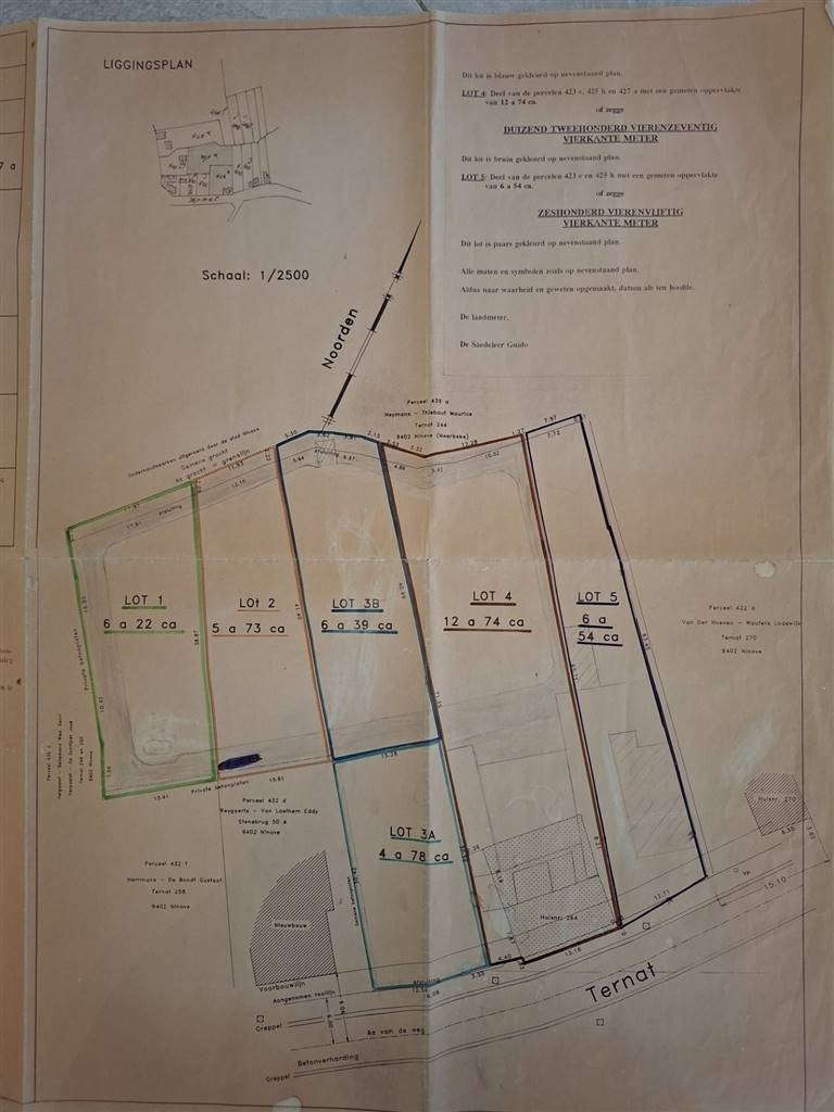 Grond te koop in Meerbeke 9402 190000.00€ slaapkamers m² - Zoekertje 583496