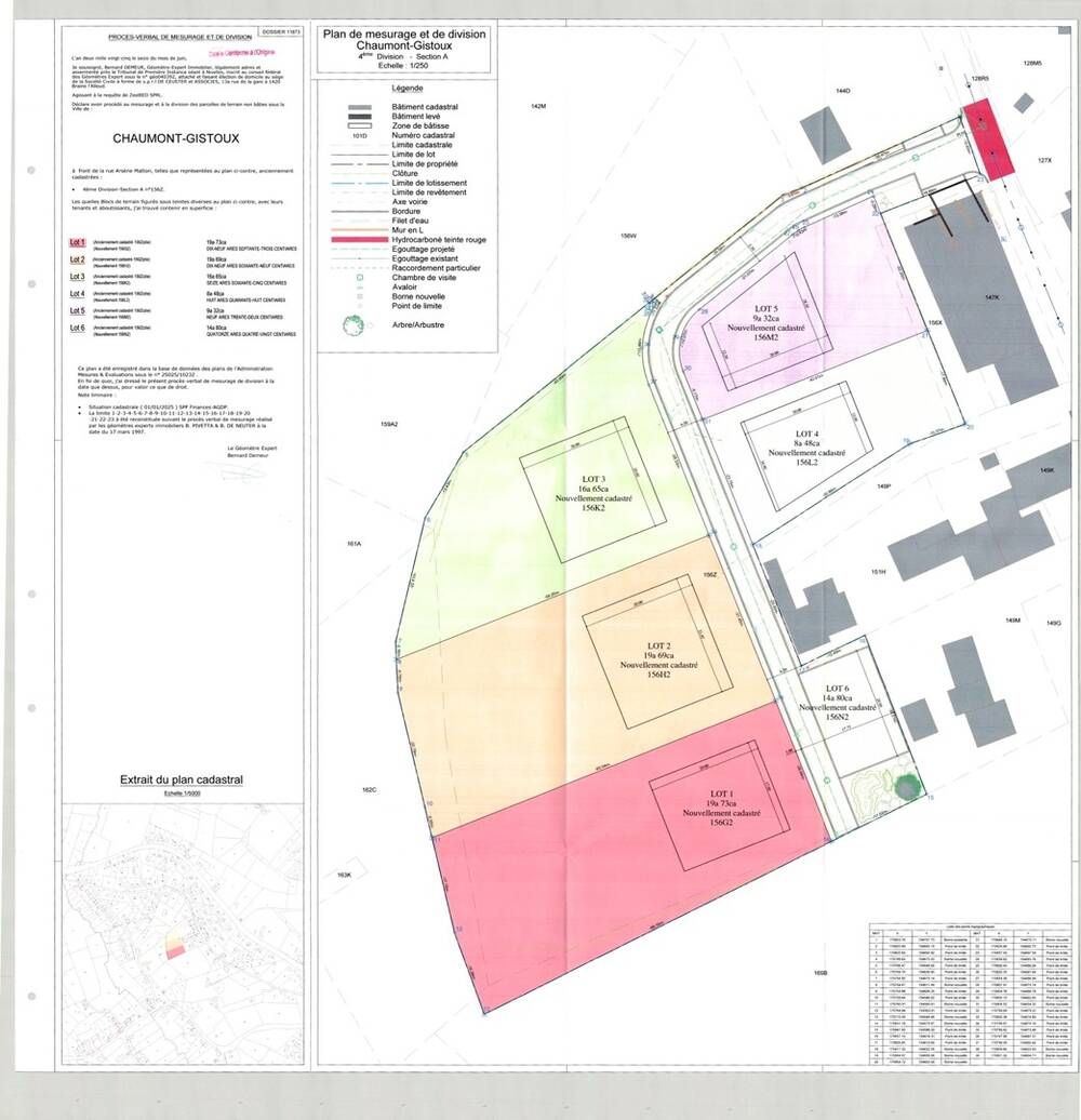 Bouwgrond te  in Chaumont-Gistoux 1325 224900.00€  slaapkamers m² - Zoekertje 586818