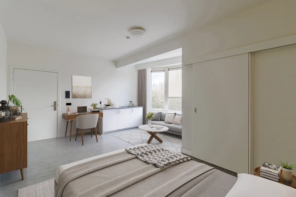 Kot te  huur in Gent 9000 525.00€ 1 slaapkamers 17.23m² - Zoekertje 606155