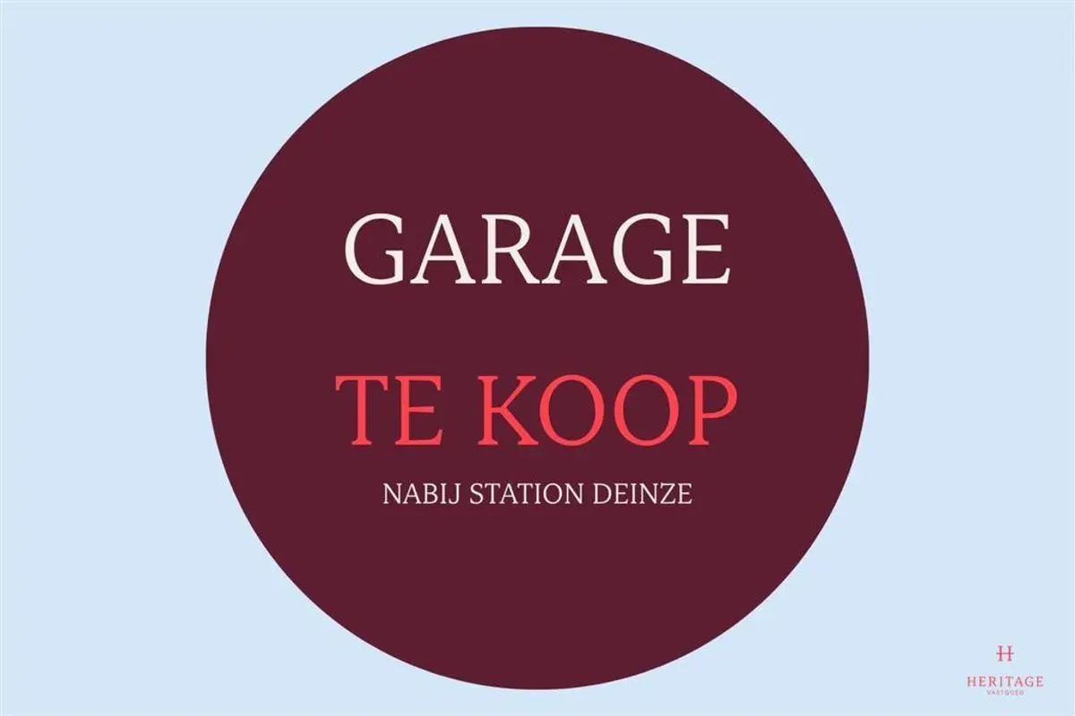 Parking & garage te  koop in Deinze 9800 25000.00€  slaapkamers m² - Zoekertje 608781