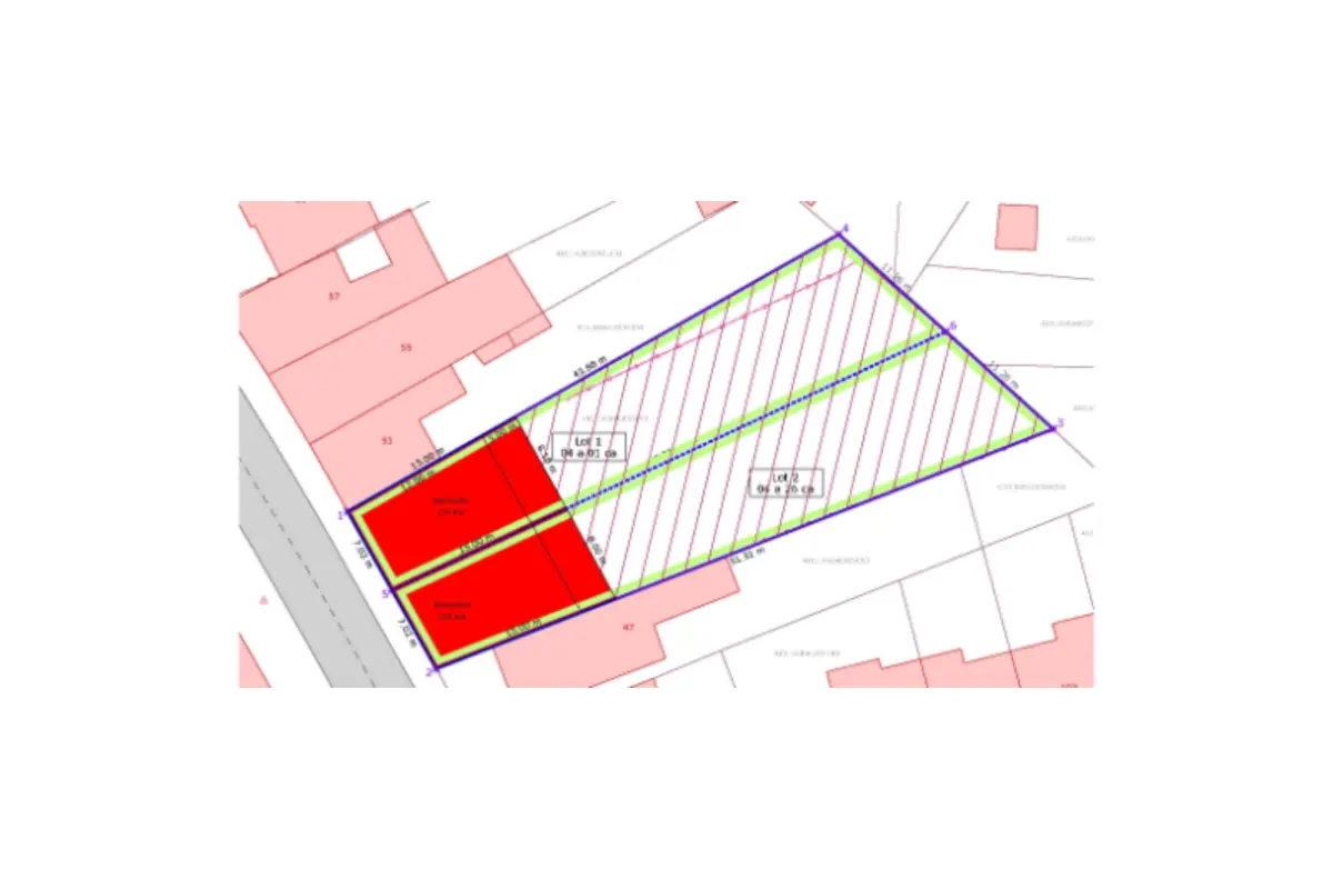 Grond te  koop in Denderleeuw 9470 223000.00€  slaapkamers m² - Zoekertje 620417