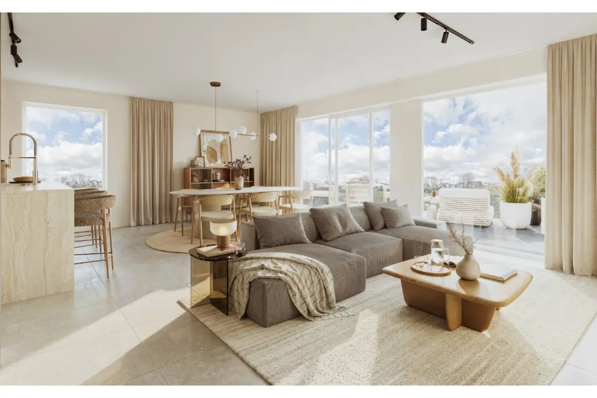 Appartement te  koop in Evergem 9940 380000.00€ 2 slaapkamers 110.00m² - Zoekertje 620343