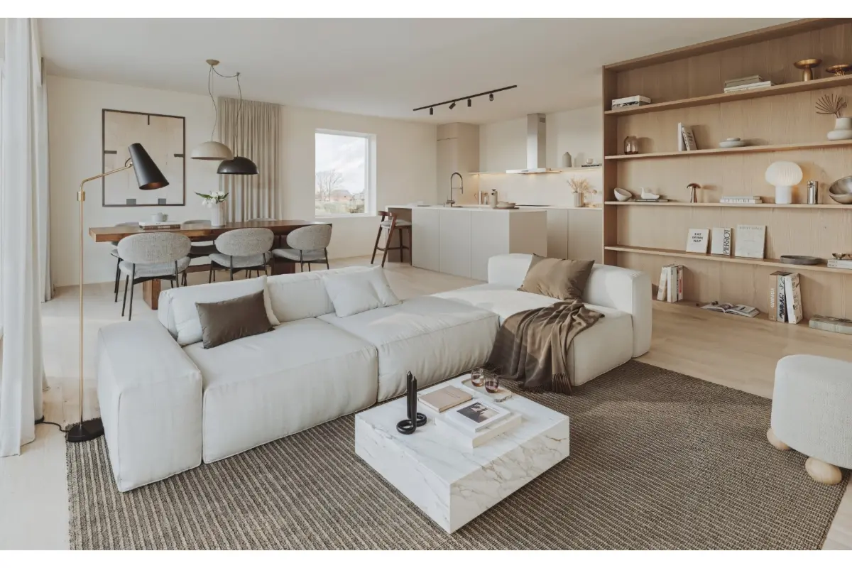 Appartement te  koop in Evergem 9940 355000.00€ 2 slaapkamers 113.00m² - Zoekertje 620340