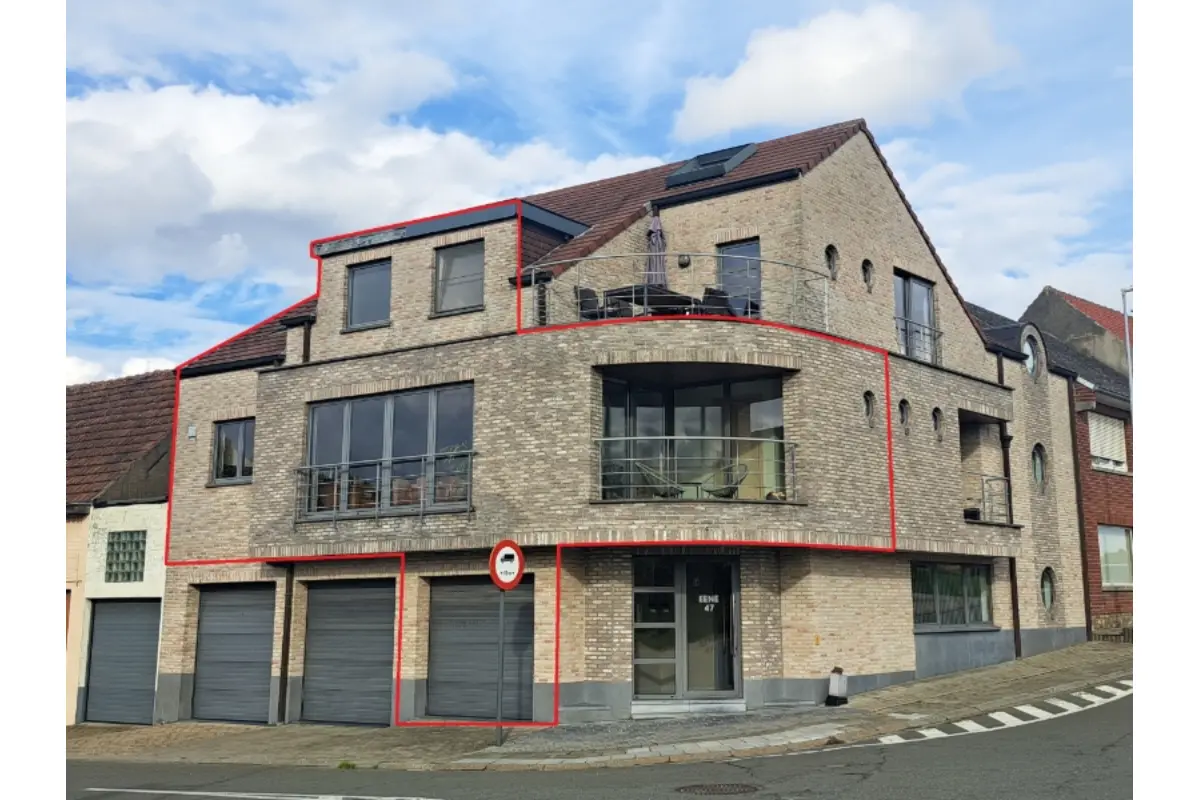 Appartement te  huur in Iddergem 9472 970.00€ 2 slaapkamers m² - Zoekertje 623346