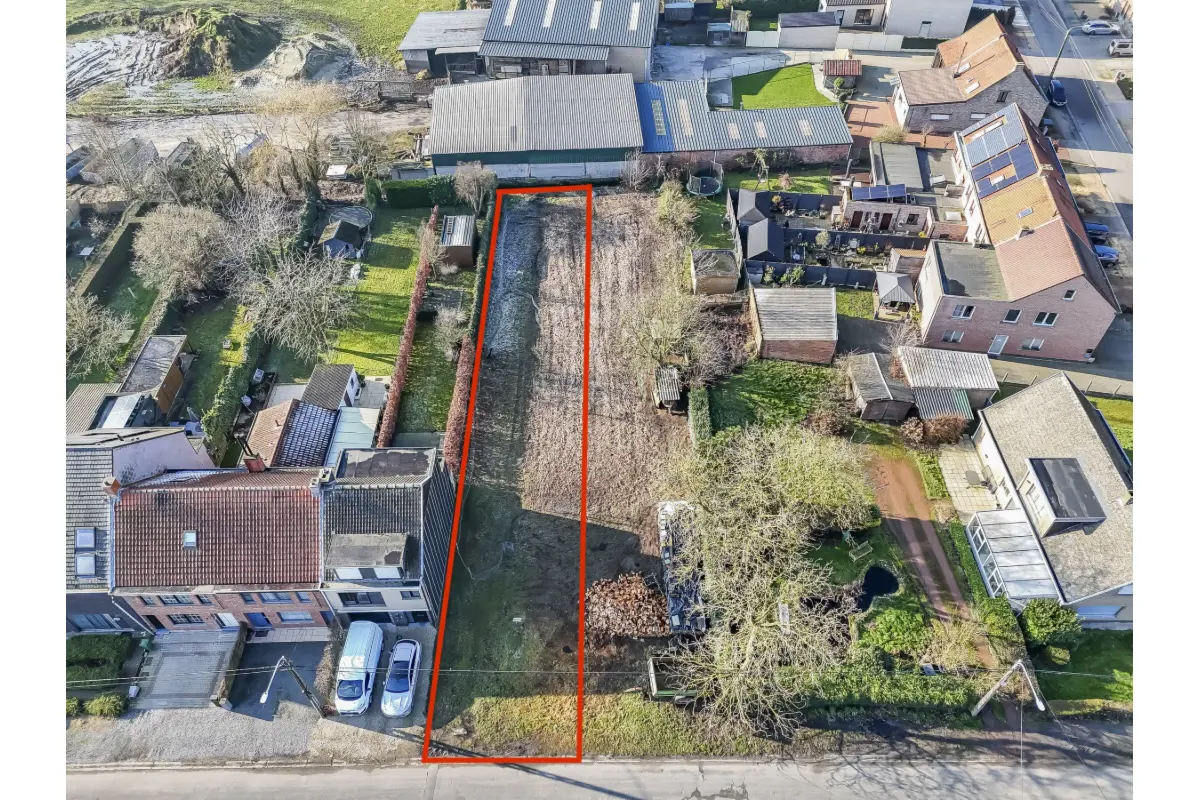 Grond te  koop in Hamme 9220 144000.00€  slaapkamers m² - Zoekertje 630528