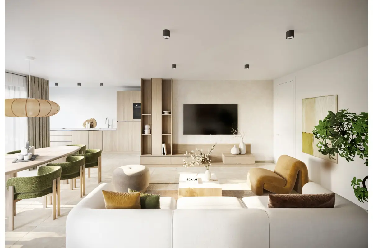 Appartement te  koop in Oostakker 9041 364000.00€ 2 slaapkamers 84.43m² - Zoekertje 631496