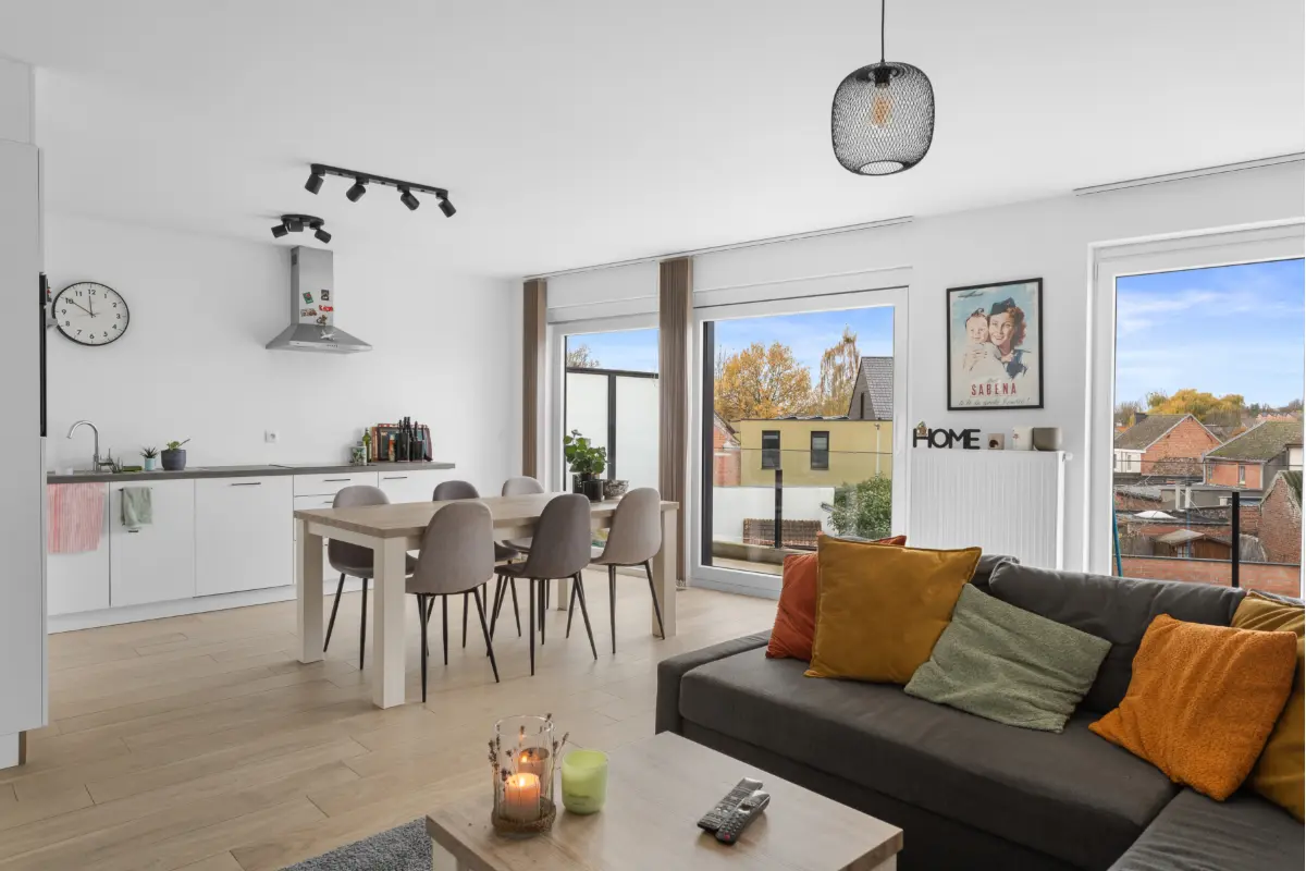 Appartement te  koop in Gijzegem 9308 295000.00€ 2 slaapkamers 85.00m² - Zoekertje 635335