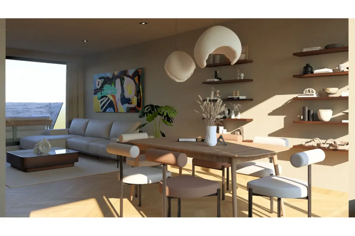 Duplex te  koop in Bassevelde 9968 0.00€ 2 slaapkamers m² - Zoekertje 636272