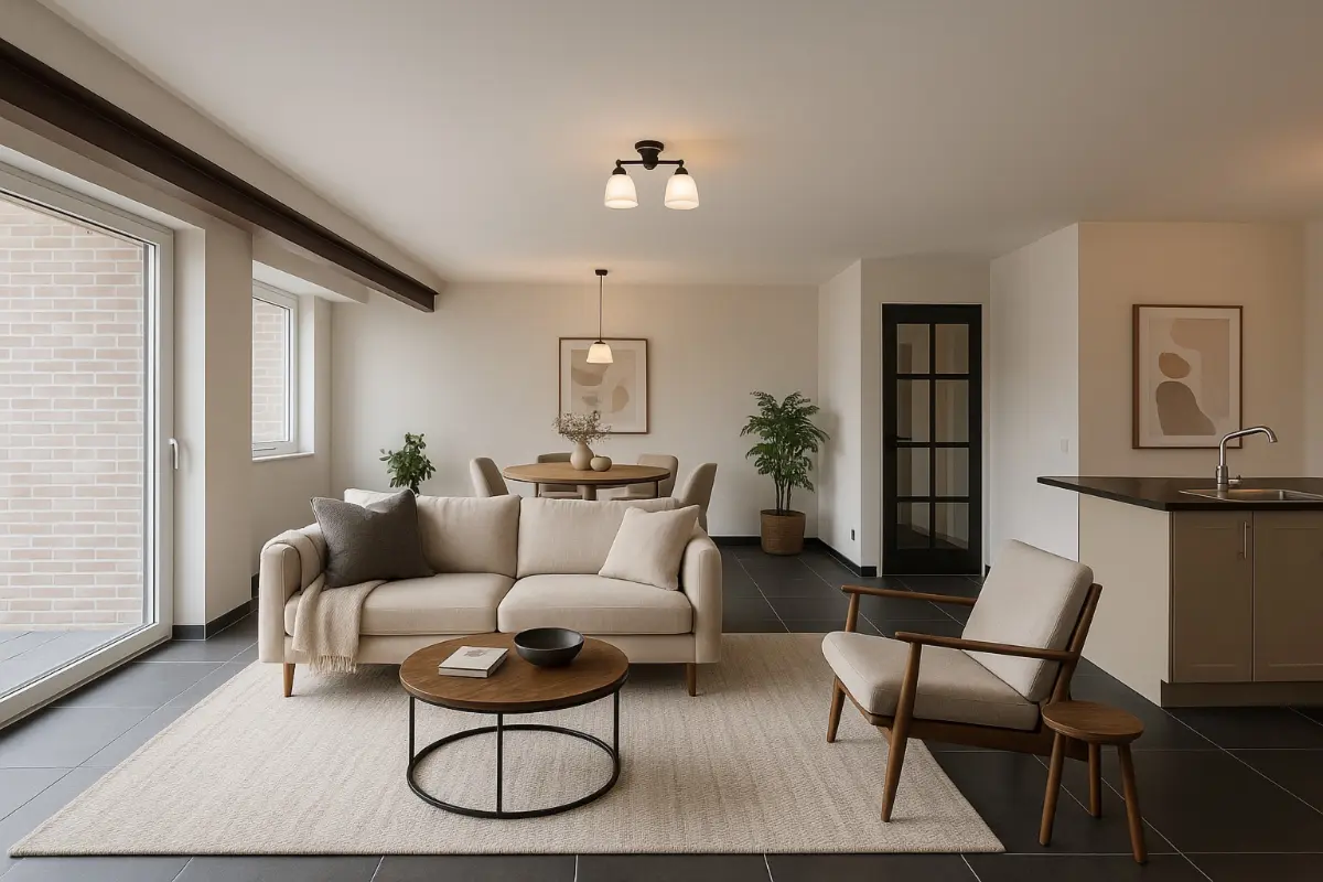 Appartement te  koop in Moerbeke-Waas 9180 185000.00€ 1 slaapkamers 68.00m² - Zoekertje 635951