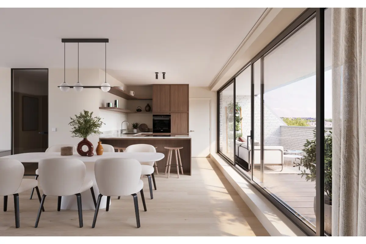 Appartement te  koop in Borsbeke 9552 355400.00€ 3 slaapkamers 120.00m² - Zoekertje 641979