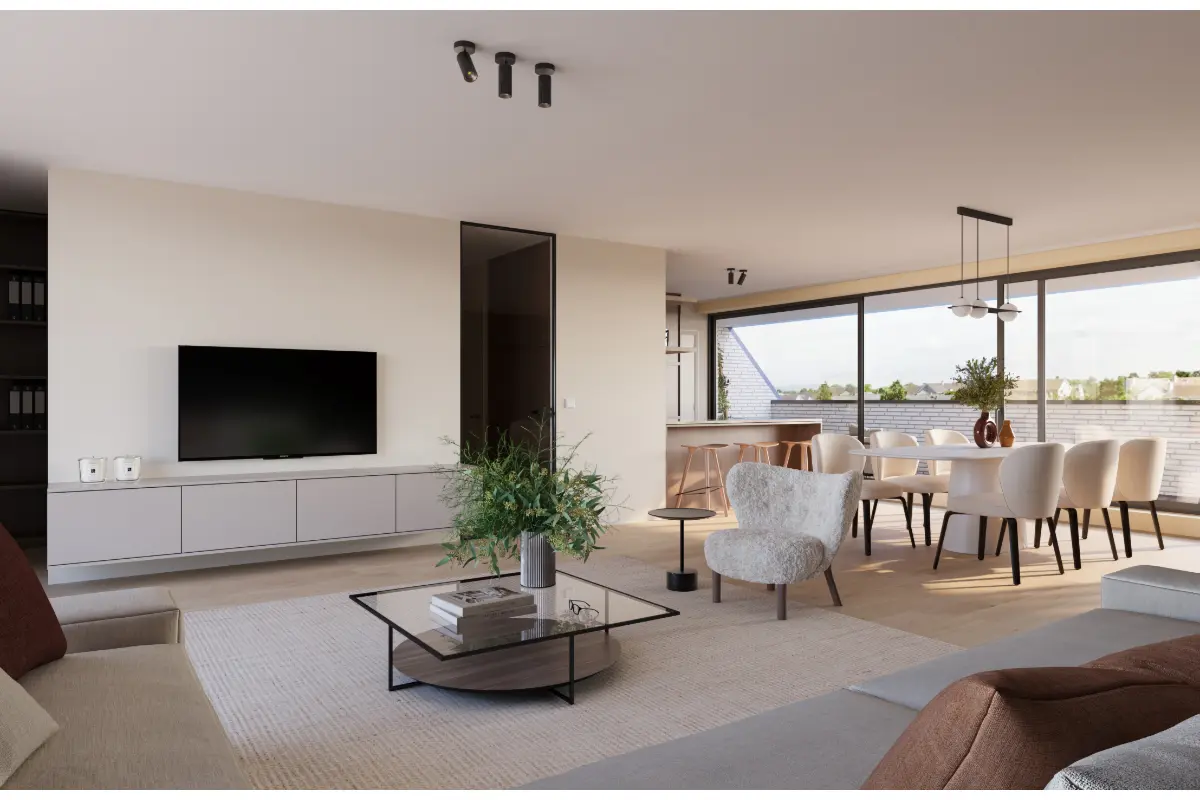 Appartement te  koop in Borsbeke 9552 327900.00€ 2 slaapkamers 110.00m² - Zoekertje 641978