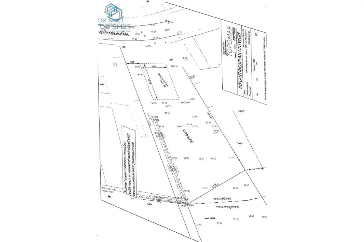 Grond te  koop in Brakel 9660 150000.00€  slaapkamers m² - Zoekertje 644237