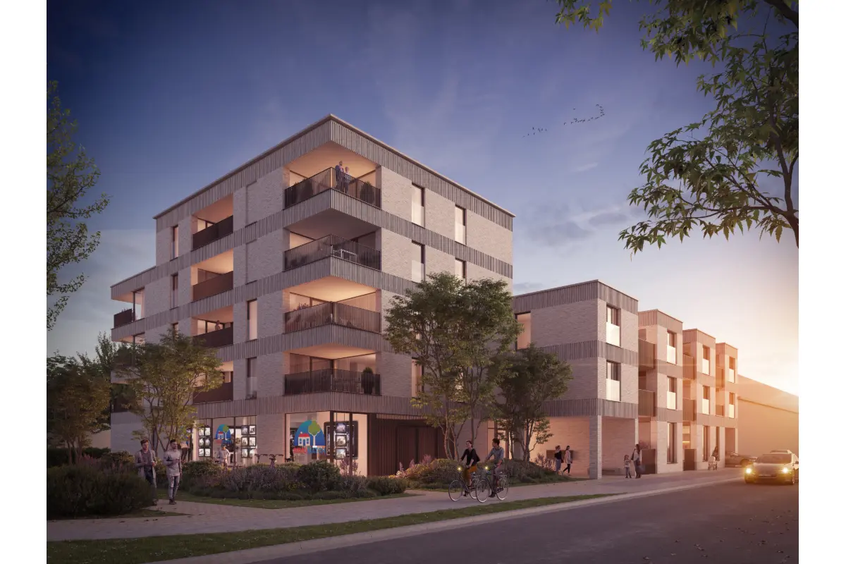 Appartement te  koop in Zwijnaarde 9052 530328.00€ 3 slaapkamers 126.87m² - Zoekertje 647711