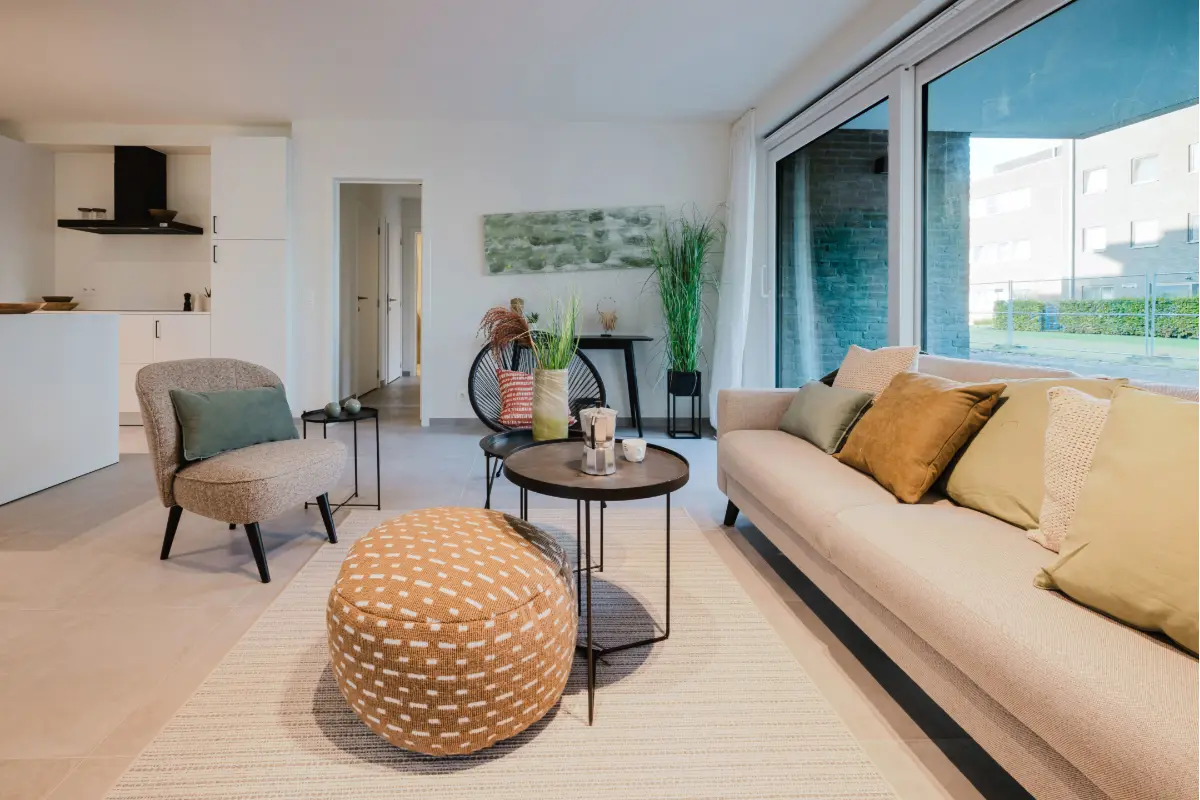 Appartement te  koop in Oostakker 9041 317000.00€ 3 slaapkamers 92.00m² - Zoekertje 675849