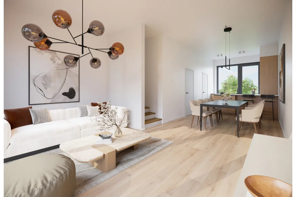 Appartement te  koop in Gentbrugge 9050 281000.00€ 1 slaapkamers 69.60m² - Zoekertje 679606