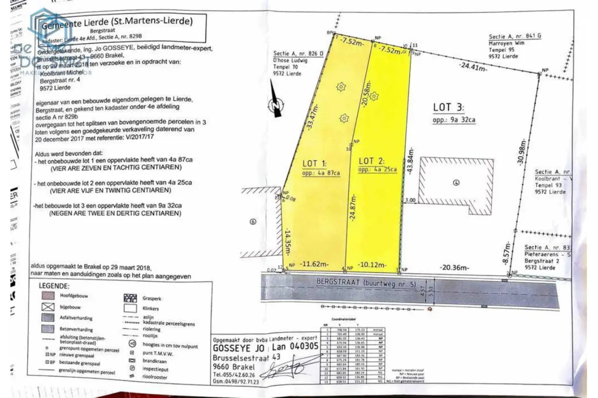 Grond te  koop in Lierde 9570 135000.00€  slaapkamers m² - Zoekertje 683012